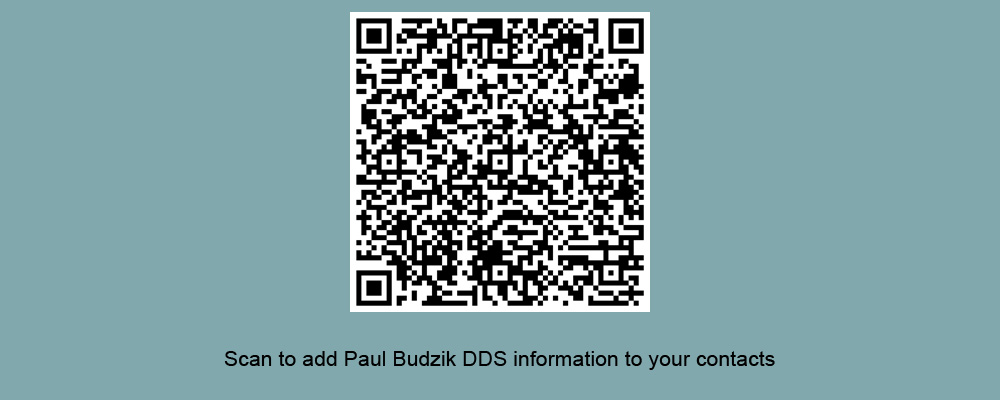 qr code Paul Budzik DDS contact information